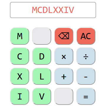 Roman Calculator